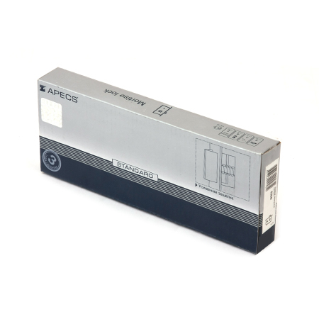 В упаковке - Защёлка врезная с фиксацией Apecs 5300-WC-CR