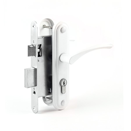 Замок врезной Омега-ЗВ7 (белый)