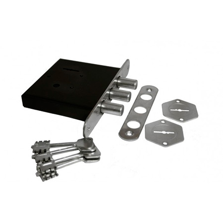 Замок РИГЕЛЬ врезной ЗГС "Крепыш"