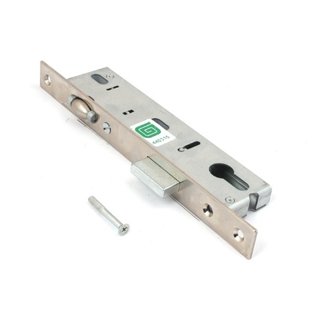 Замок врезной Гардиан "Profi" 30.11P.24 (б/ц) с роликом