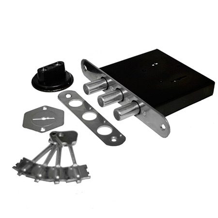 Замок РИГЕЛЬ врезной ЗГС "Крепыш-ПК"