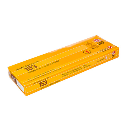 В упаковке - Замок врезной KALE KILIT 153-85BS35-23NP-GNC68-3KEY-(SP,Ros)-STB 15335000003