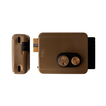 Замок накладной электромех. 12V VIRO V05 Кн фикс./нефикс. (Лев) 3 кл. 1.7972.712.2