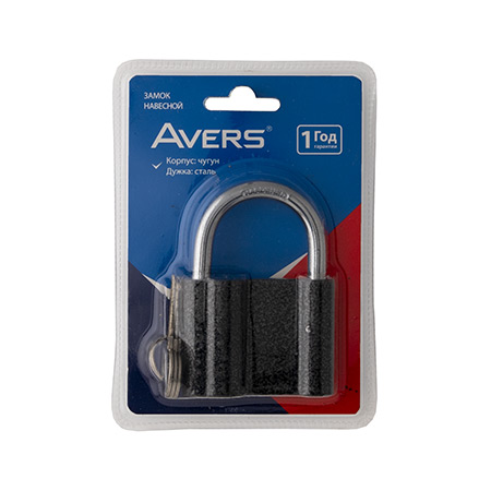 В упаковке - Замок навесной Avers PD-22-80-Blister