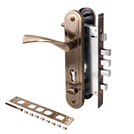 Замок врезной Avers T-0523-C-AB-R