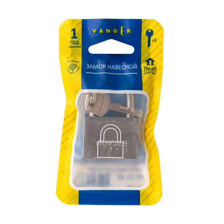 В упаковке - Замок навесной Vanger PD-30-40