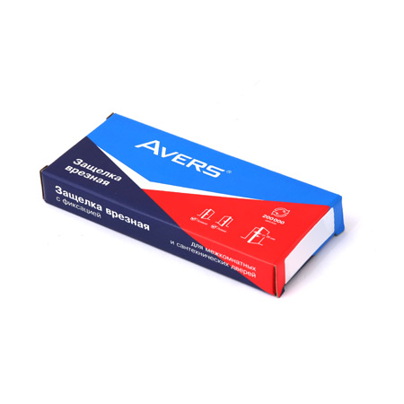 В упаковке - Защёлка врезная с фиксацией Avers 5600-WC-CR