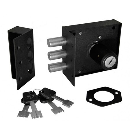 Замок накладной (с помпов.механизмом)