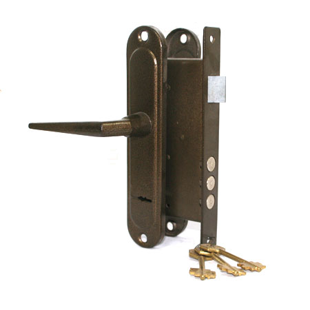 Замок врезной БИФ-0007*3-ЛК (прав.) подпруж.