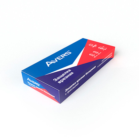 В упаковке - Защёлка врезная с фиксацией Avers 5600-P-WC-GRF