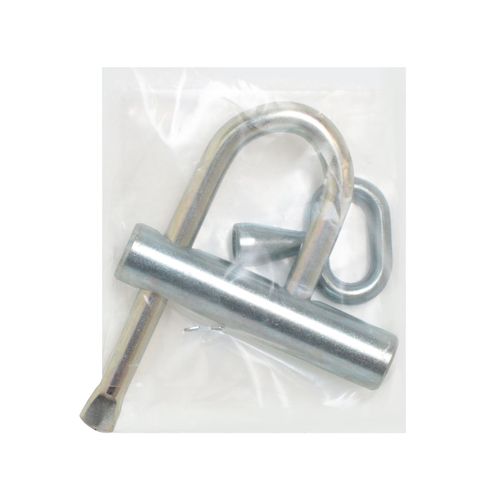 В упаковке - Замок навесной винтовой АЛЛЮР ВС-3КА (РУ)  d=7мм одна секретность (трехгр.ключ)