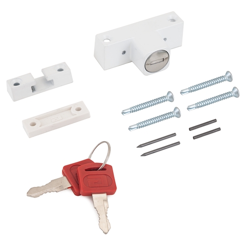 Замок накладной на окна АЛЛЮР ЗНБ-1А ДЕТСКИЙ БЛОКИРУЮЩИЙ