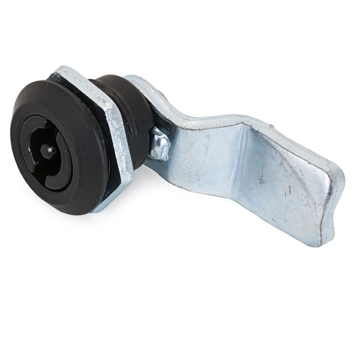 Замок для электрощитовых АЛЛЮР 705 В под ф-образный ключ черный без ключей