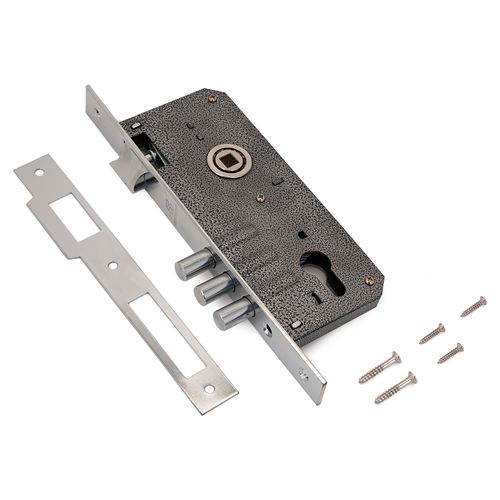 Замок врезной б/руч АЛЛЮР 9045-3RB CP без ц/м  (корпус)