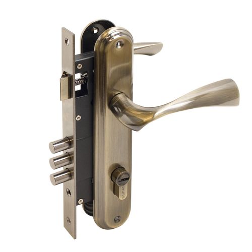 Замок врезной с/руч БУЛАТ ЗВ4-3.03.01 НОМОС бронза 5 перф.кл.