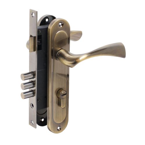 Замок врезной с/руч БУЛАТ ЗВ4-3.70.03.01 НОМОС бронза  5 перф.кл.