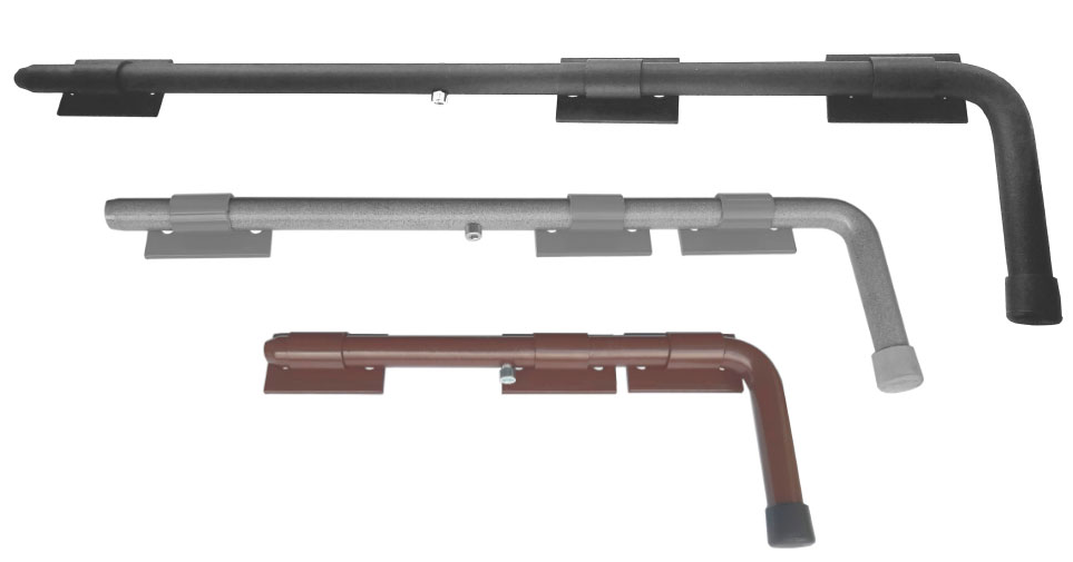 Засов универсальный ЗУ-600 (черный)