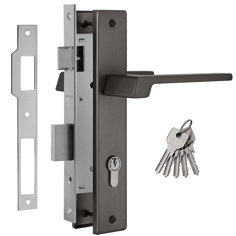 Замок врез. N111-85 К (графит)  НОРА-М