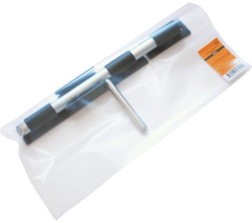 В упаковке - Засов ДОБРЫНЯ 300 мм черный d-20мм  Домарт