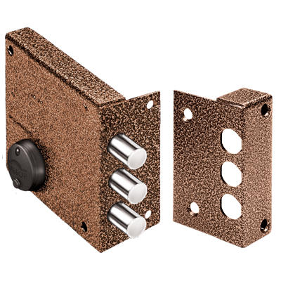 Замок Эльбор (1.04.61.5.1.К) Кремень  накл. + зап.коробка  d 14мм