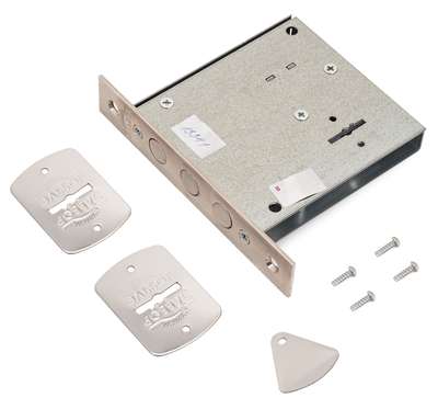 Замок врезной КРЕМЕНЬ (1.04.02.5.5.К) В 5кл. с ответной планкой  (ЭЛЬБОР)