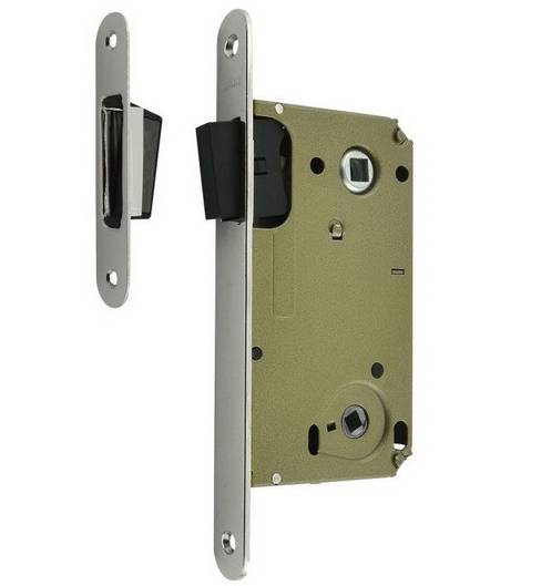 Защелка врезная 5390-M-WC-СP (90 мм) хром магнитная под фиксатор   LOCKLY