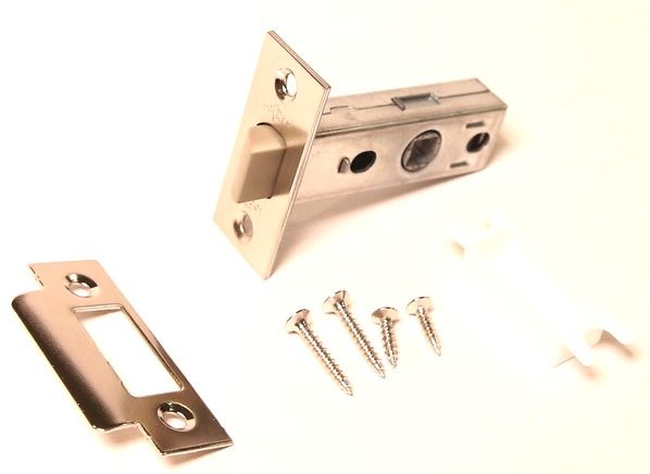 Защелка дверная м/к L-45 SN (мат. хром)