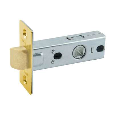 Защ.дверная С-45П пластик.яз. (мат.латунь)  НОРА-М