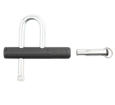 Замок навесной Шепард ЗНВ-1-10 винтовой под один ключ