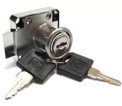 Замок мебельный 338 хром (автомат) СК