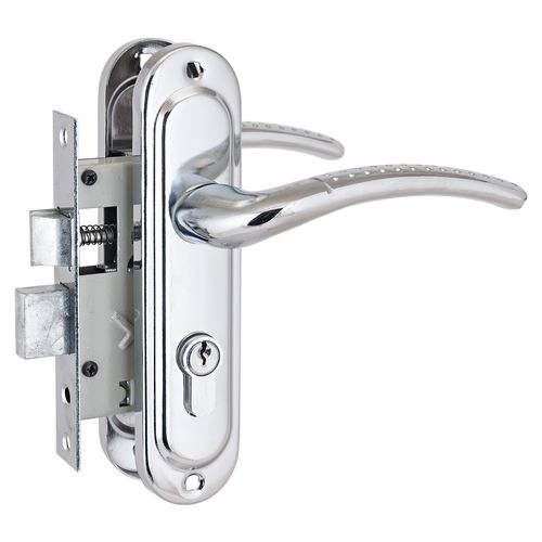 Замок врезной с/руч СТАНДАРТ 132/50 CP хром  (кл/кл)