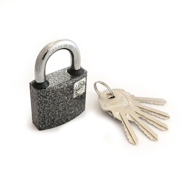 Замок навесной TS1 50 автомат, 5 анг.ключей