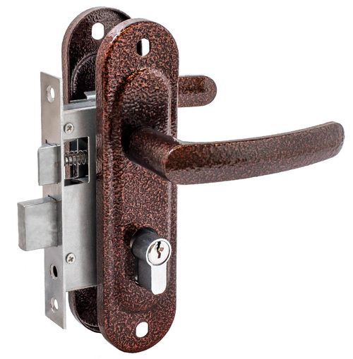 Замок врезной Зенит-ЗВ4-50.02 (медь)