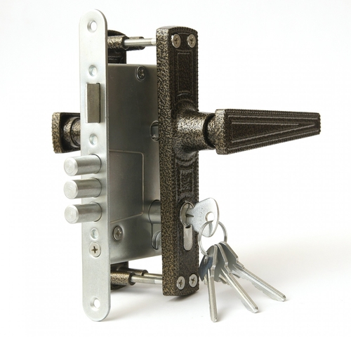 Замок врезной Зенит-ЗВ4-3.01 Р (бронза)