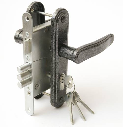 Замок врезной Зенит-ЗВ4-3.03 Р (серебро)