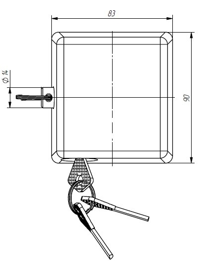 В упаковке - Замок навесной Зенит-ВС2-10