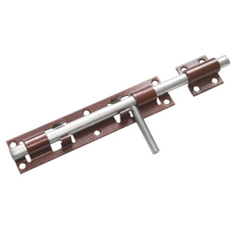 Засов дверной ЗД-300 медь антик d-16мм  Домарт