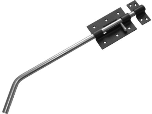 Засов гаражный ЗГ-400 черный d-13мм  Домарт